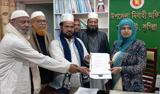 কুমিল্লা-১০ আসনে জামায়াত প্রার্থী ইয়াছিন আরাফাতের মনোনয়নপত্র দাখিল