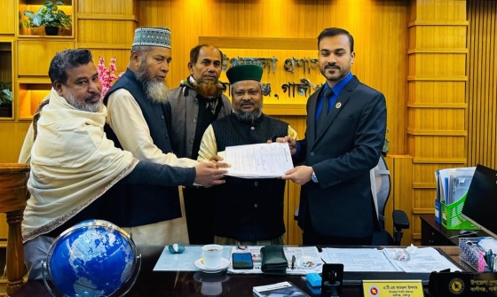 কালীগঞ্জে ইসলামিক ফ্রন্ট বাংলাদেশ মনোনীত প্রার্থীর মনোনয়নপত্র দাখিল