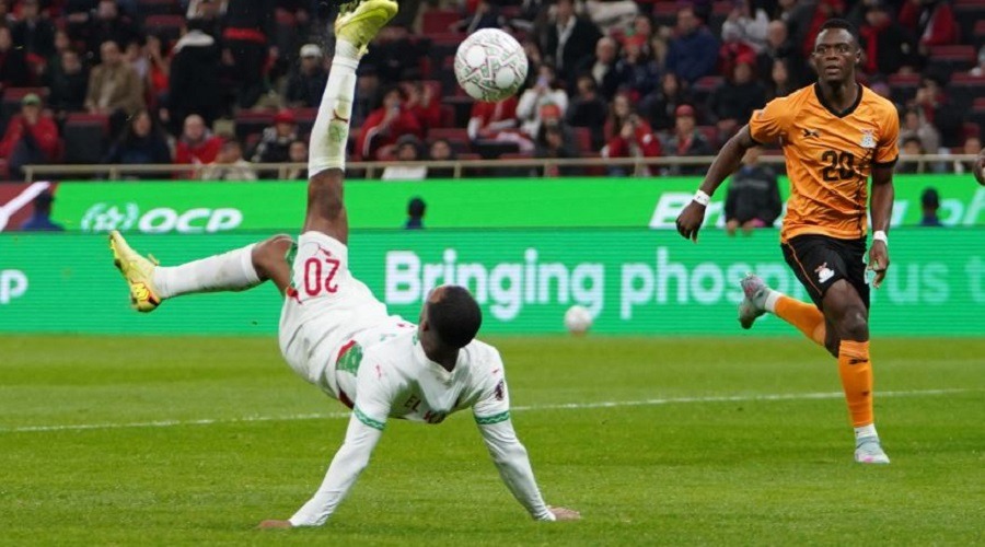 জাম্বিয়ার সাথে দাপুটে জয় পেলো মরক্কো