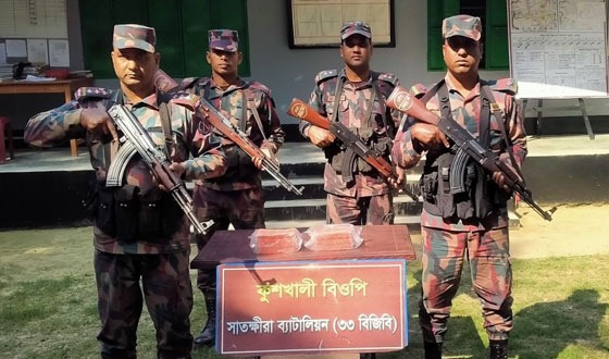 সাতক্ষীরা সীমান্তে ১৯লাখ টাকা মূল্যের মালামাল উদ্ধার