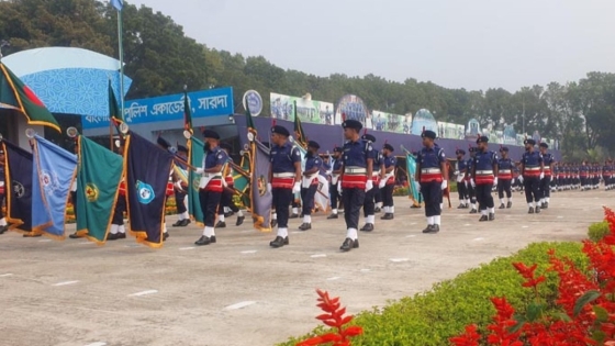অবশেষে সারদায় প্রশিক্ষণ সমাপনী কুচকাওয়াজ পেলেন এএসপিরা
