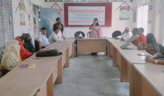 আশাশুনিতে দুর্যোগ ঝুঁকি ও পরামর্শ সেবা তথ্যে প্রবেশাধিকার শীর্ষক সভা