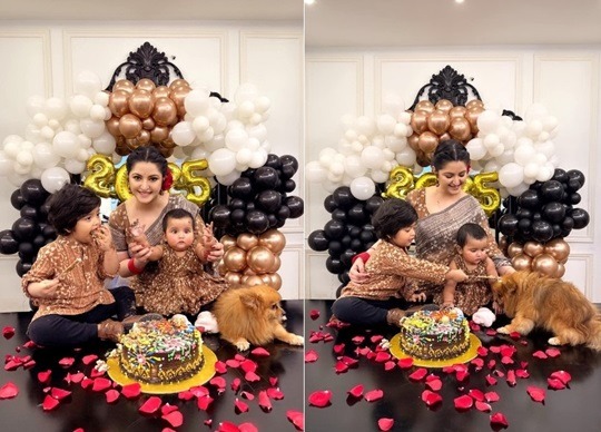 সন্তানকে নিয়ে নিউ ইয়ার উদযাপন করলেন পরী