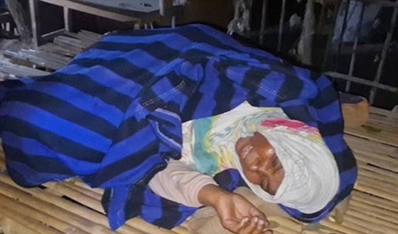 সৈয়দপুরে রাস্তায় পড়ে থাকা এক মায়ের ঠাঁই হল বৃদ্ধাশ্রমে