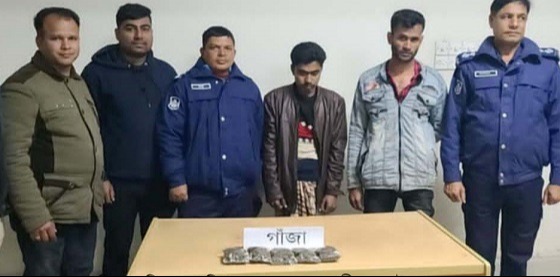 পুলিশের বিশেষ অভিযানে ২ মাদক ব্যবসায়ী গ্রেপ্তার