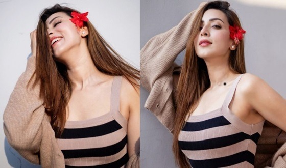 ঠান্ডা আবহাওয়ায় উষ্ণতা ছড়ালেন বিদ্যা সিনহা মিম