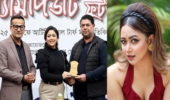 জুলাই অভ্যুত্থানে আহত ছাত্রদের হাতে ট্রফি তুলে দিলেন সেই ভাবনা!