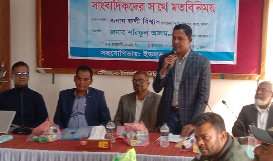 কয়রায় বরাদ্দ বৃদ্ধি ও বাজেট মনিটরিং বিষয়ে সাংবাদিকদের সাথে সভা