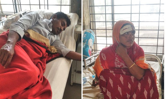 বাজিতপুরে জায়গা নিয়ে দুই পক্ষের সংঘর্ষে আহত ৫