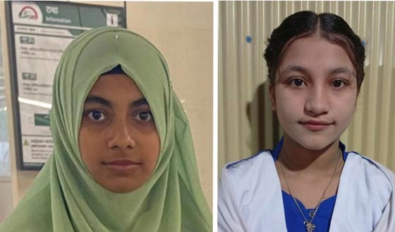 সেনবাগের নিখোঁজ দুই স্কুল ছাত্রীকে সিলেট থেকে উদ্ধার