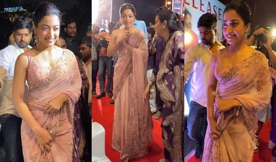 নতুন লুকে দ্যুতি ছড়ালেন রাশমিকা