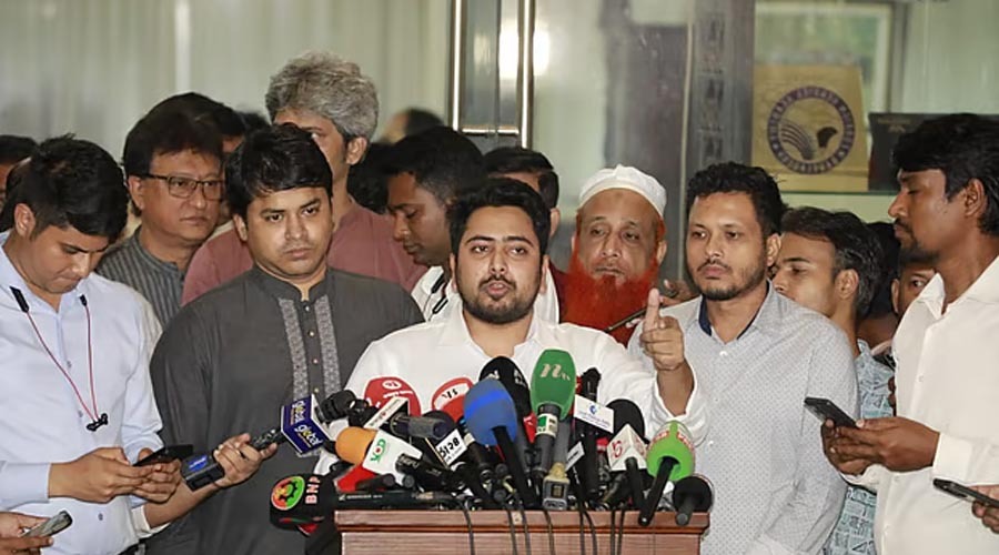 যাঁরা এনসিসি গঠনের বিপক্ষে, তারা ফ্যাসিবাদী কাঠামোর মধ্যেই থাকতে চান: নাহিদ