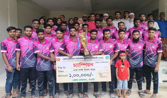 জেলা প্রশাসক গোল্ডকাপ ফুটবলে চ্যাম্পিয়ন মান্দা