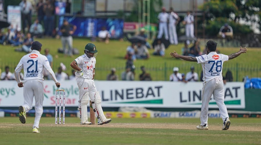 ইনিংস ব্যবধানে হারের শঙ্কায় টাইগাররা