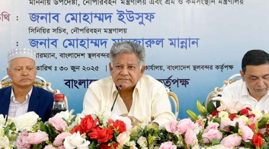 অর্থনীতিকে সমৃদ্ধ করতে স্থলবন্দরগুলো আরও গতিশীল করতে হবে: নৌপরিবহন উপদেষ্টা