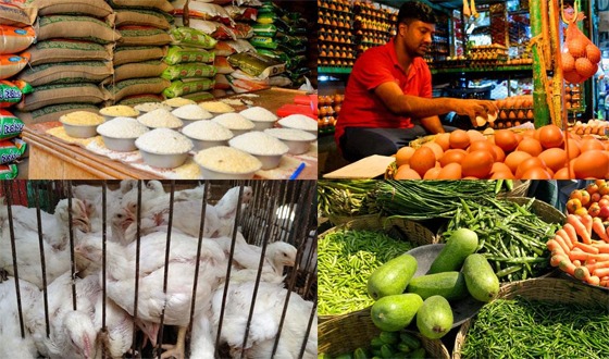 চাল-তেলের দামে অস্বস্তি, অন্য সবে স্বস্তি