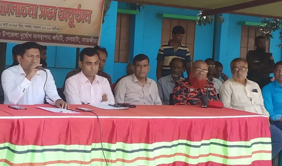 দেবহাটায় জাতীয় দূর্যোগ প্রস্তুতি দিবসে র‍্যালী ও সভা