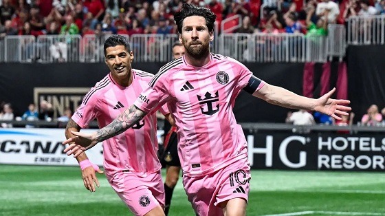 মেসির গোলে আটলান্টার সাথে জয় পেলো মায়ামি