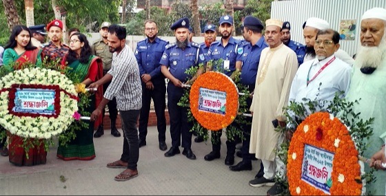 চরভদ্রাসনে শহীদদের প্রতি শ্রদ্ধাঞ্জলি অর্পন অনুষ্ঠান সম্পন্ন