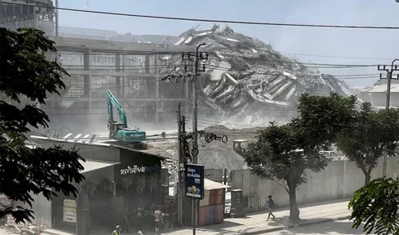 মিয়ানমারে ভয়াবহ ভূমিকম্পে সেতু-ভবন ধস: ব্যাংককে ধসেপড়া ভবনে আটকা ৪৩