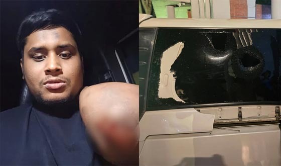 গাজীপুরে এনসিপি নেতা হাসনাত আব্দুল্লাহর গাড়িতে হামলা