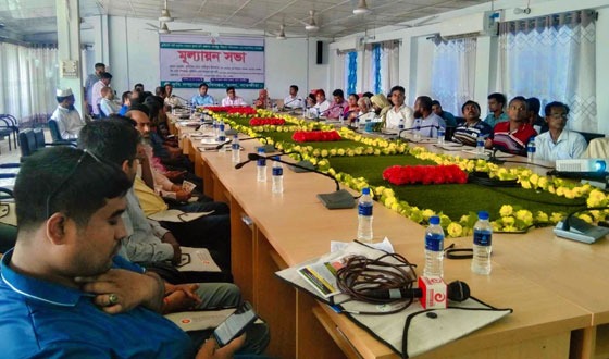 তালায় জলবায়ু পরিবর্তন অভিযোজন প্রকল্পের মূল্যায়ন সভা