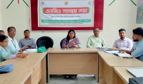 আশাশুনিতে জিও-এনজিও সমন্বয় সভা