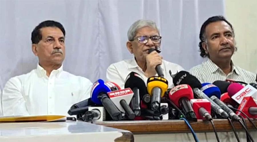 দেশে নৈরাজ্য সৃষ্টির অপচেষ্টা চলছে, শঙ্কা প্রকাশ মির্জা ফখরুলের