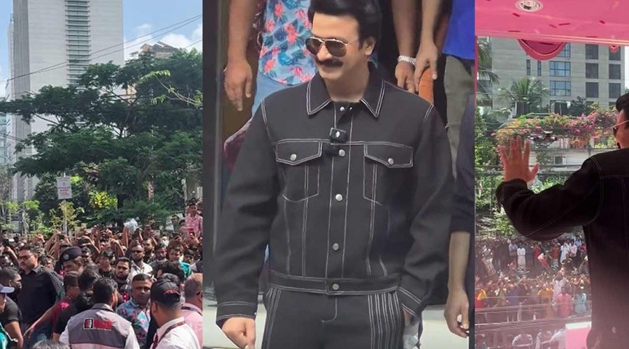 নতুন লুকে প্রকাশ্যে এলেন শাকিব খান