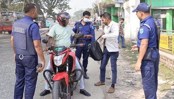 আ’লীগের ঢাকা লকডাউনকে কেন্দ্র করে মধুখালীতে পুলিশের কড়া নজরদারি