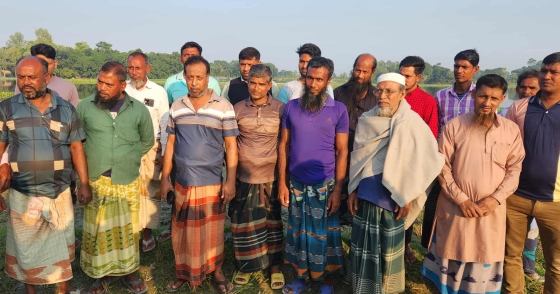 বাগমারায় মাছ চাষের অর্থ আত্মসাতের ভুয়া তথ্য প্রচারের অভিযোগে সংবাদ সম্মেলন