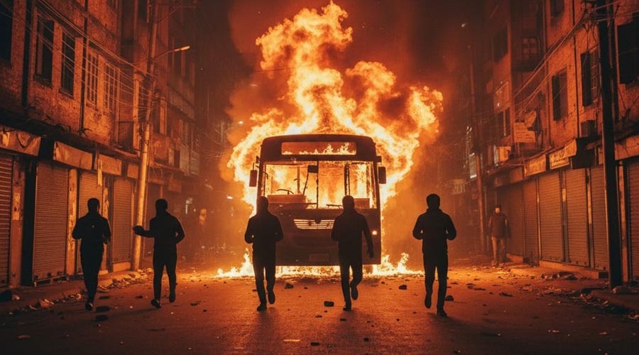 ঢাকা লকডাউন ঘিরে সহিংসতা: সারাদেশে আগুন, অবরোধ ও নাশকতার চেষ্টা