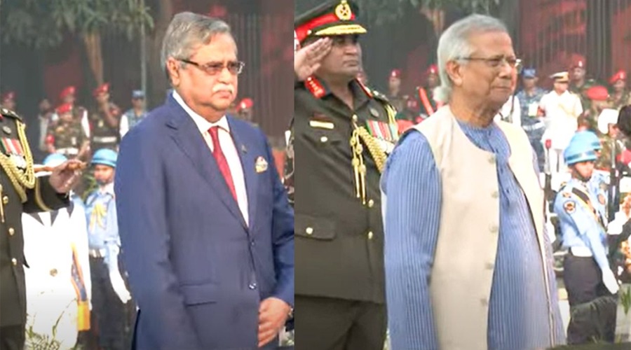 সশস্ত্র বাহিনী দিবস: রাষ্ট্রপতি ও প্রধান উপদেষ্টার শ্রদ্ধা
