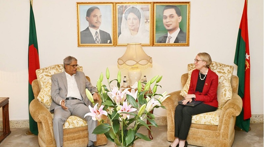 মির্জা ফখরুলের সঙ্গে জাতিসংঘের গোয়েন লুইসের বৈঠক