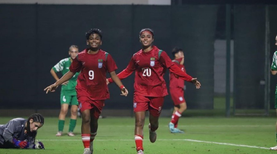 সিরিয়ার বিপক্ষে দারুণ জয় পেলো মেয়েরা