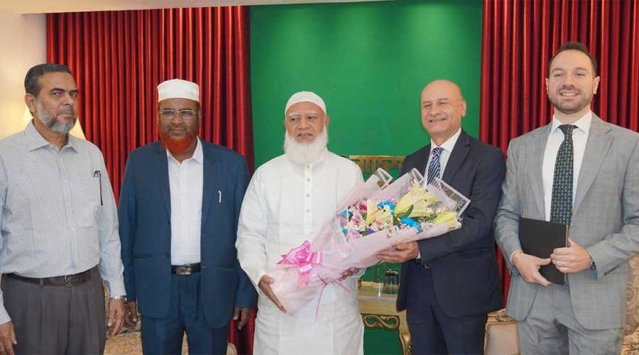 জামায়াতে আমির ও ইতালির রাষ্ট্রদূতের সাক্ষাৎ