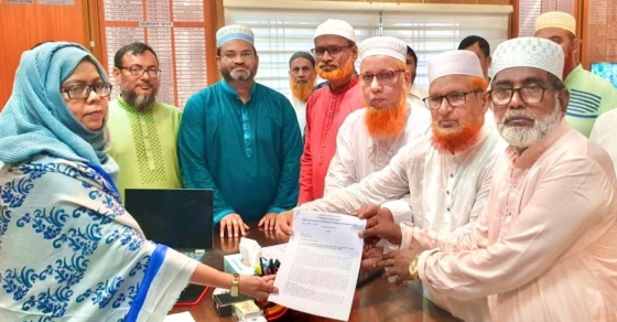 জুলাই সনদ ও পিআর পদ্ধতিতে নির্বাচনের দাবিতে রাজশাহীতে জামায়াতের স্মারকলিপি