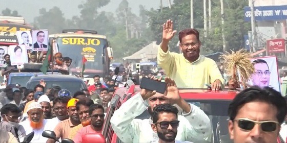 সিরাজগঞ্জ-৩ আসনে বিএনপির মনোনয়ন প্রত্যাশী আয়নুলের মোটরসাইকেল শোভাযাত্রা