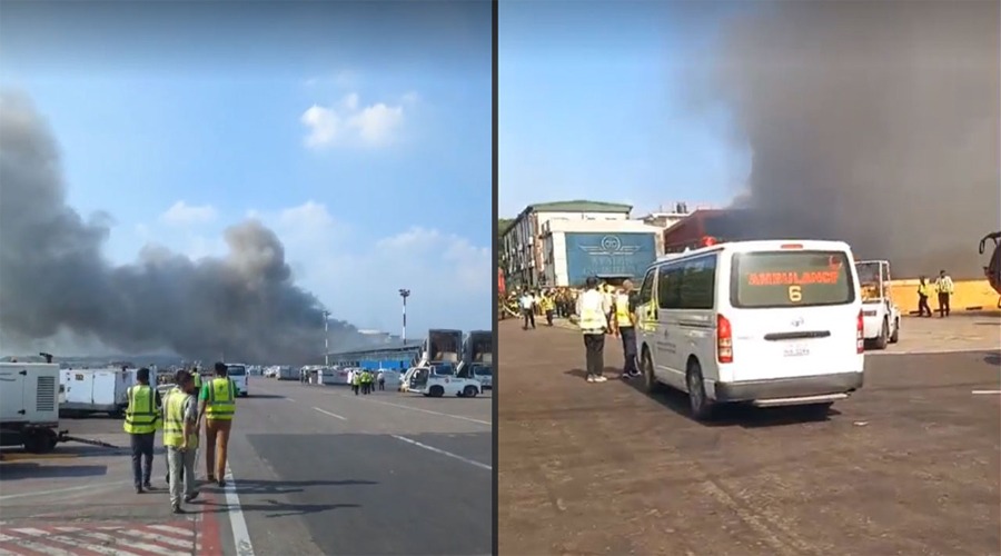 শাহজালাল বিমানবন্দরের কার্গো ভিলেজে ভয়াবহ আগুন, নিয়ন্ত্রণে ফায়ার সার্ভিসের ২৮ ইউনিট