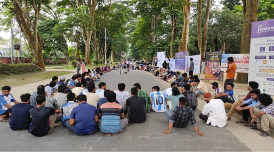রাবির চিকিৎসা মনোবিজ্ঞান বিভাগে তৃতীয় দিনের মতো ‘কমপ্লিট শাটডাউন’
