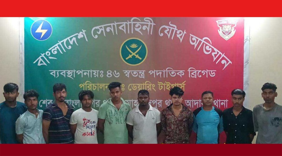 রাজধানীতে কিশোর গ্যাং ‘পাটালি গ্রুপ’র ১০ জন আটক