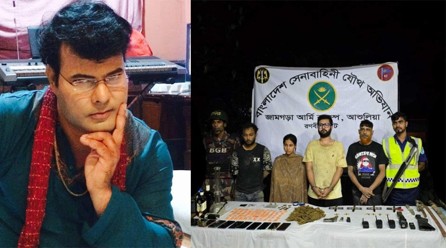 অভিনেতা মন্টুর বাড়িতে বিদেশি পিস্তল-গুলি-ইয়াবা মিলল, ছেলেসহ আটক ৪