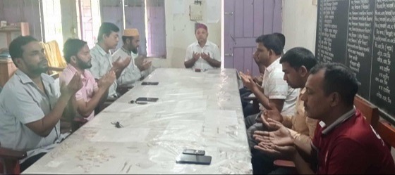 পবিত্র ঈদে মিলাদুন্নবী (সা.) উপলক্ষে সুন্না আব্বাছিয়া উচ্চ বিদ্যালয়ে দোয়া মাহফিল