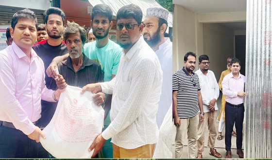 রবি-সুজিতাদের পাশে মানবিক ইউএনও