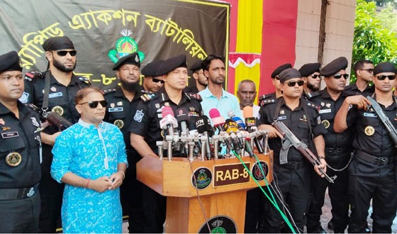 বরিশালে দুর্গোৎসবকে ঘিওে র‌্যাবের সর্বোচ্চ নিরাপত্তা ব্যবস্থা গ্রহণ