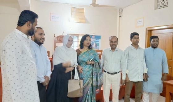 ইউনিয়ন পরিষদ পরিদর্শন করলেন স্থানীয় সরকারের উপ-পরিচালক