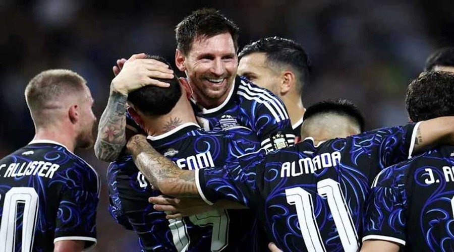 জাম্বিয়ার জালে ৫ গোল দিয়ে আর্জেন্টিনার দাপুটে জয়