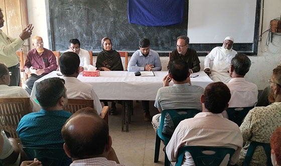 আটোয়ারীতে আসন্ন এসএসসি পরীক্ষা উপলক্ষে মতবিনিময় সভা