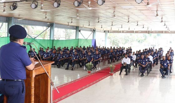 শেরপুর জেলা পুলিশের মাসিক কল্যাণ ও অপরাধ পর্যালোচনা সভা