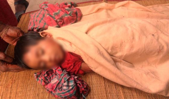 রাণীশংকৈলে দেওয়াল চাপায় কন্যা শিশুর মৃত্যু